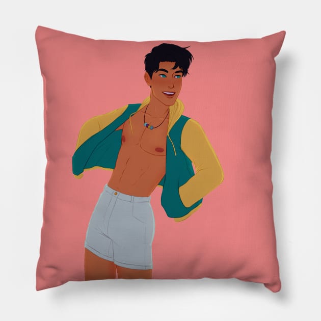 Beach Bod Percy Pillow by ColonelBaconBits