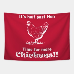 Half Past Hen Tapestry