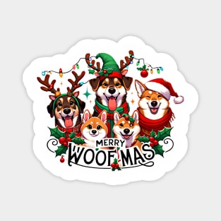 Light A Woofmas Magnet