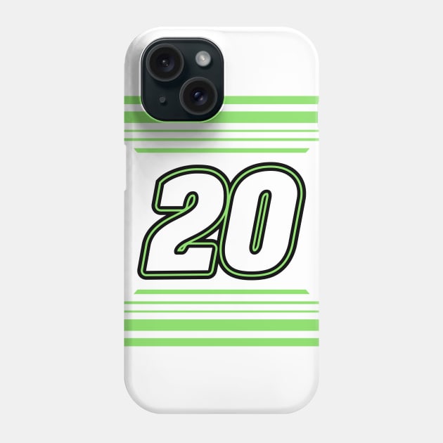Christopher Bell #20 2024 NASCAR Design Phone Case by AR Designs 