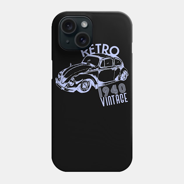 Retro car Phone Case by Sloop