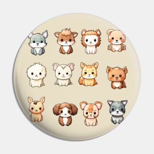 Farmyard Fun with Kawaii Animal Designs Pin