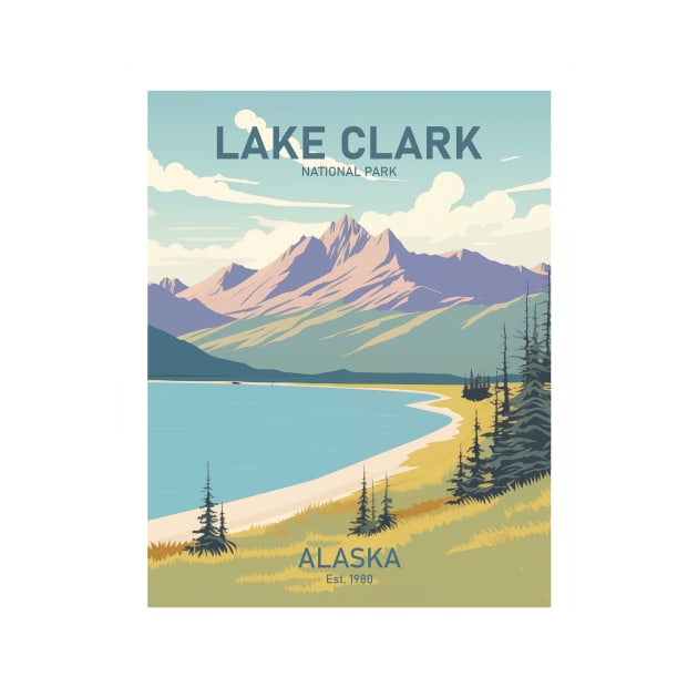 LAKE CLARK NATIONAL PARK by MarkedArtPrints