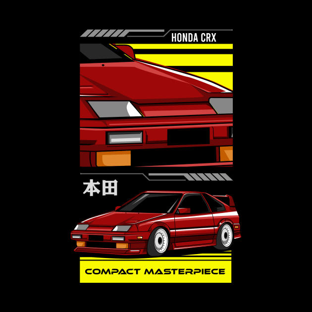 Honda CRX by Harrisaputra