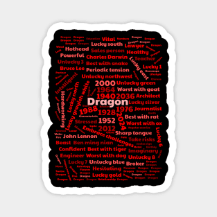 Year of the dragon 2024 Magnet