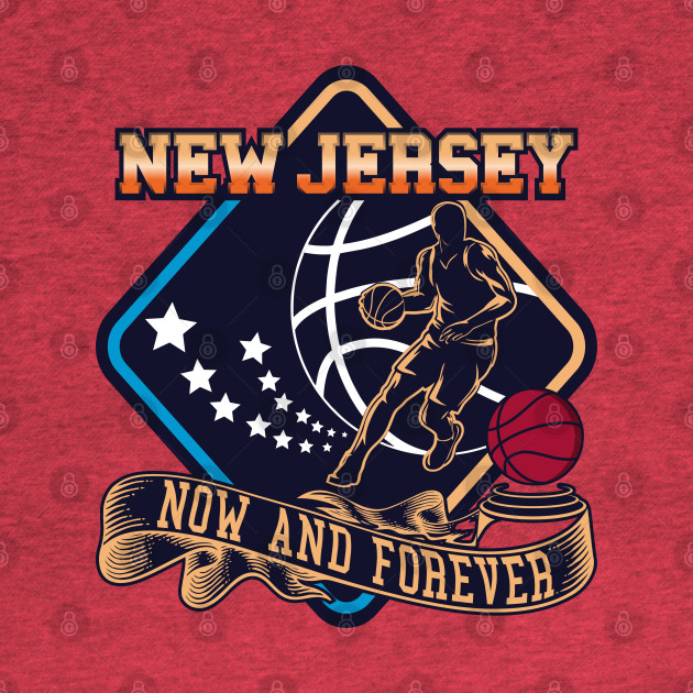 Disover NEW JERSEY FOREVER | 2 SIDED - New Jersey Basketball - T-Shirt