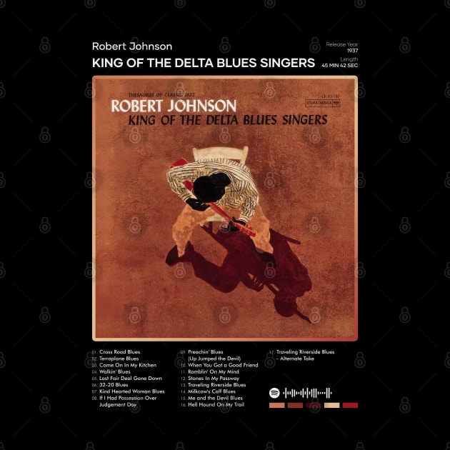 Robert Johnson - King Of The Delta Blues Singers Tracklist Album by 80sRetro