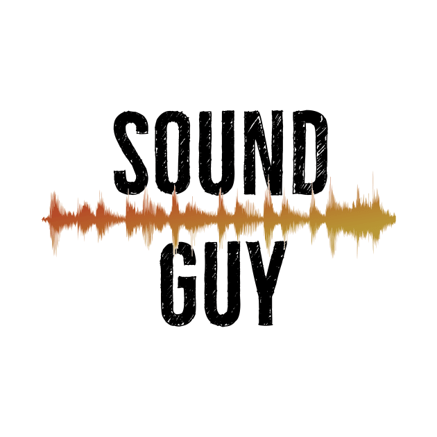 Sound Guy | Yellow Sound Wave by AudioWear