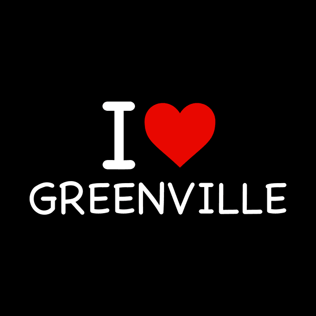 Greenville - I Love Icon by Sunday Monday Podcast