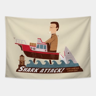 Shark Attack Tapestry