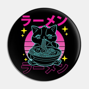 Anime Cat Chic Tee Stylishly Feline Pin