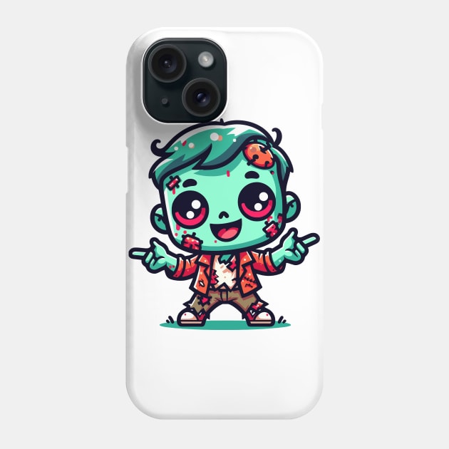 Tiny Zombie Phone Case by NayaRara