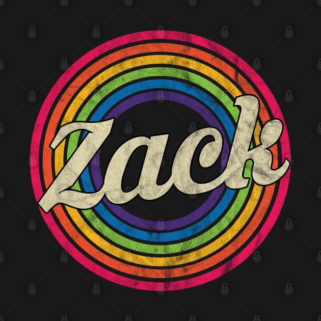 Zack - Retro Rainbow Faded-Style by MaydenArt