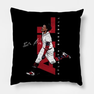 ronald acuna jr vertical Pillow