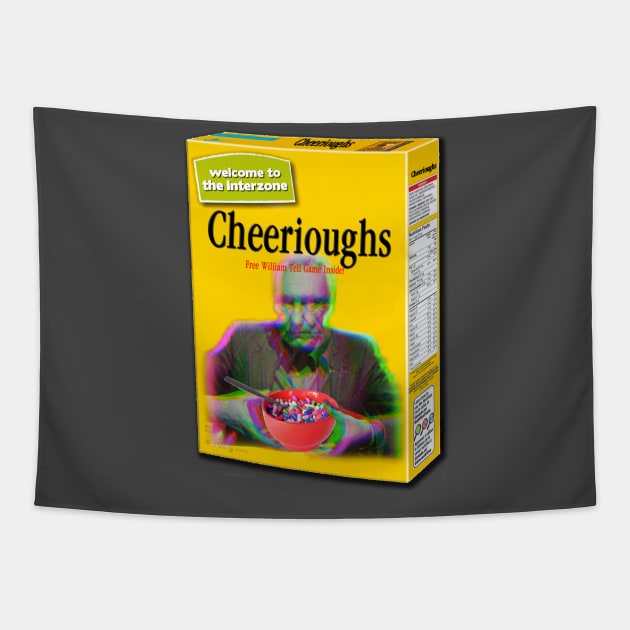 Burroughs Cereal Tapestry by chilangopride