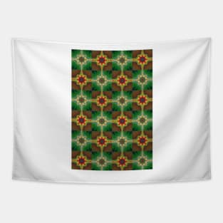 Math Flower tiles Tapestry