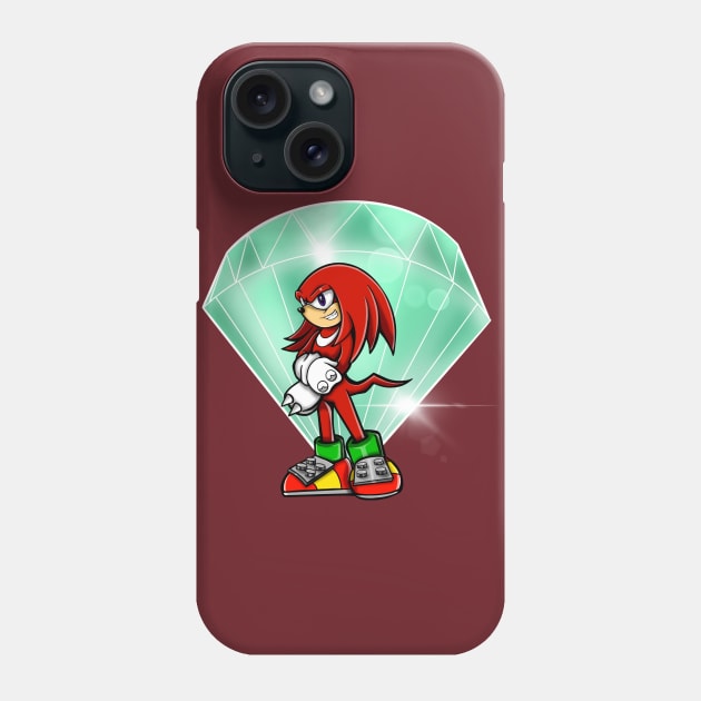 Knuckles the Echidna Phone Case by MauryAraya316