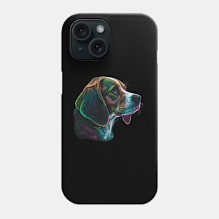 Neon Beagle Phone Case