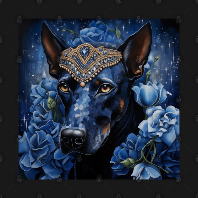 Jeweled Doberman by Enchanted Reverie