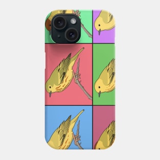 Warhol Birds - Yellow Warbler Phone Case