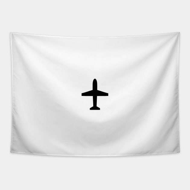 Simple plane logo Tapestry by Avion