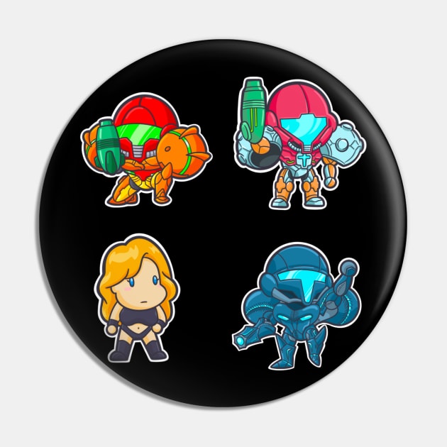 Chibi Metroid (Pack 3) Pin by DrawingsFromHell