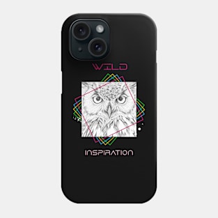 Owl Bird Wild Nature Animal Illustration Art Drawing Phone Case