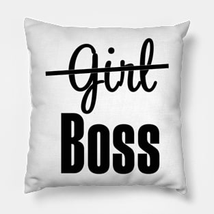 I am the Boss, Not a Girl Mom Lady Boss Babe T-shirt Pillow