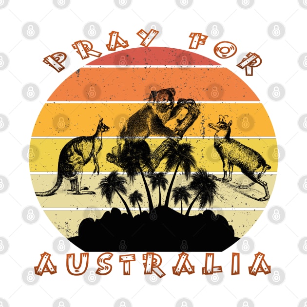 pray for australia fires 2020 by TOPTshirt