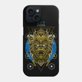 Golden Gorilla / Urban Streetwear / Monkey Phone Case