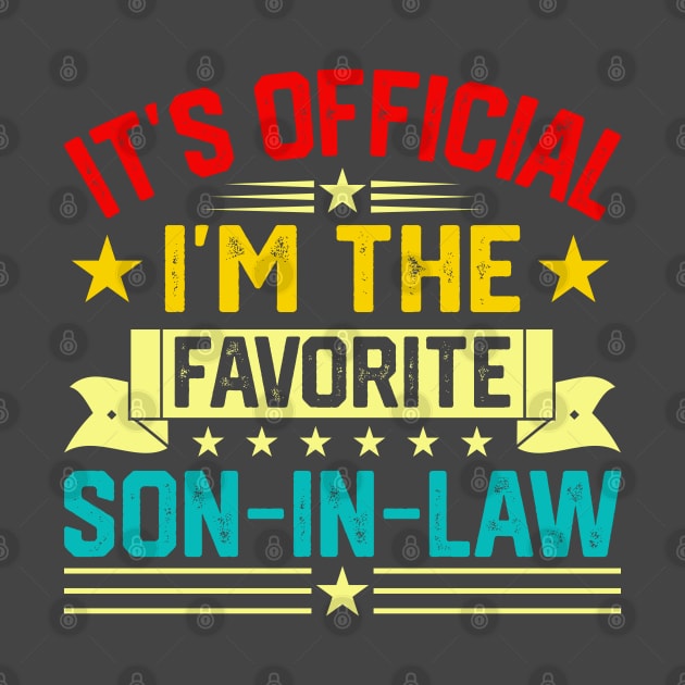 My Son In Law Is My Favorite Child Funny Family Humor Groovy by Rosemat