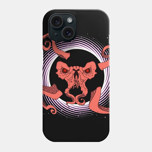 Cthulhu in the space Phone Case by Heddoresu