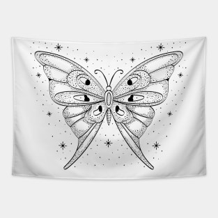 Starry Butterfly Tapestry