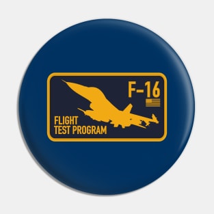 F-16 Flight Test Program Pin