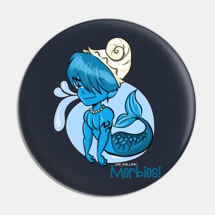 Aqua Blue Merbie Pin