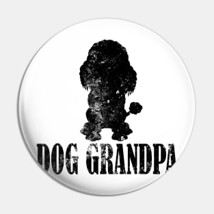 Poodles Dog Grandpa Pin