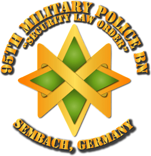 95th Military Police Bn - Sembach, Germany Magnet