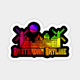 Amsterdam Skyline Magnet