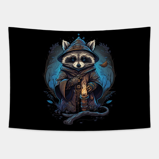 racoon Tapestry by Trontee