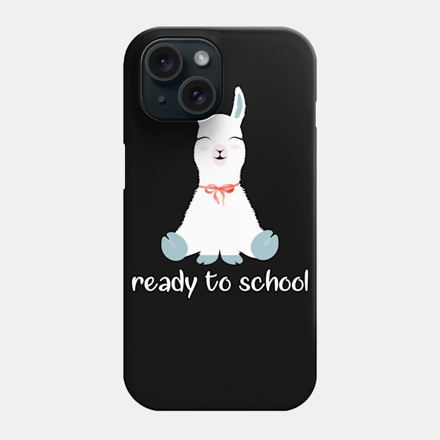 Happy Nerd Llama T-Shirt Phone Case by MaryMas