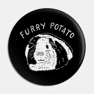 furry potato rabbit Pin