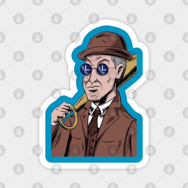 Clock King Magnet by Black Snow Comics