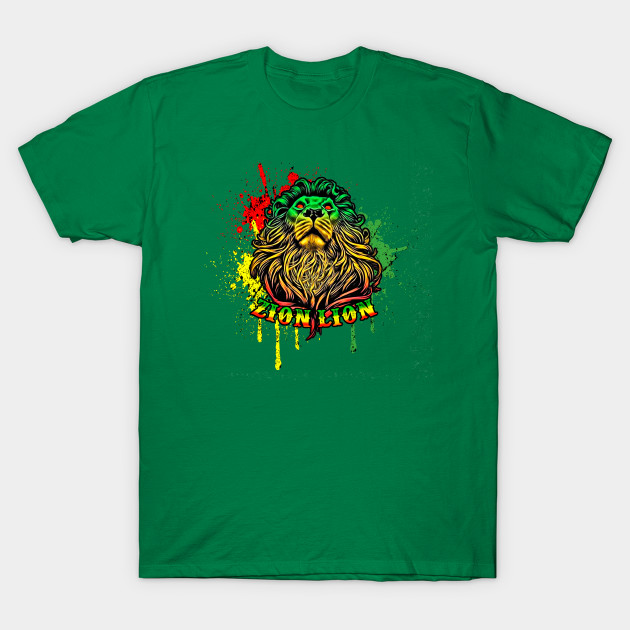 Zion_Lion - Reggae Clothing - T-Shirt | TeePublic