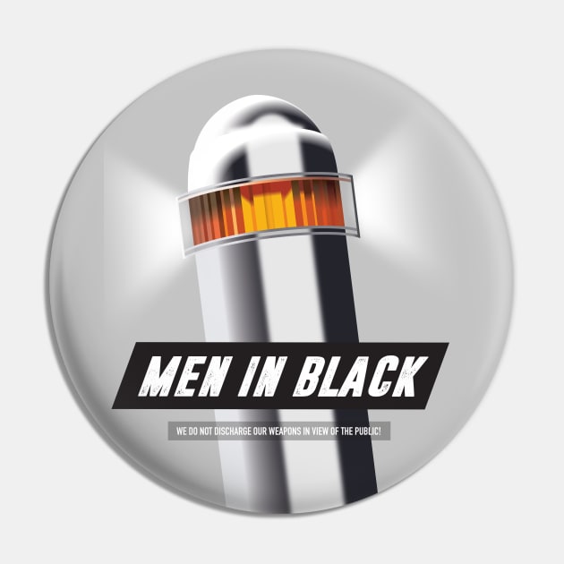 Men In Black - Alternative Movie Poster Pin by MoviePosterBoy