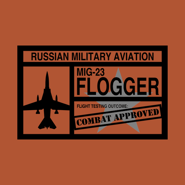 Mig-23 Flogger by Tailgunnerstudios