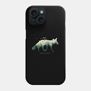 Preserve Protect National Park Fox Forest Phone Case