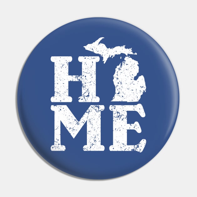 Michigan Home Pin by Lost Mitten Apparel Co