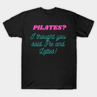 Lattes & Pilates Unisex Shirt - Pilates Shirt, Pilates Gift