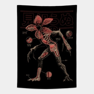 Strange Kaiju Demogorgon Anatomy Tapestry