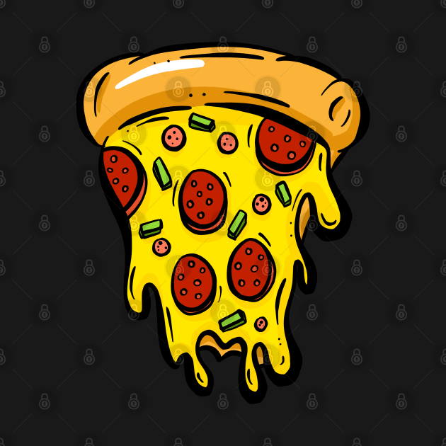 Super Slice Pizza Time by Squeeb Creative